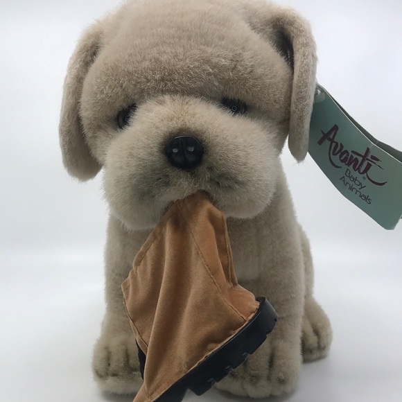 VTG 1988 Applause Plush Avanti Baby Animal Bulldog Pup Stuffed Animal - Picture 1 of 9